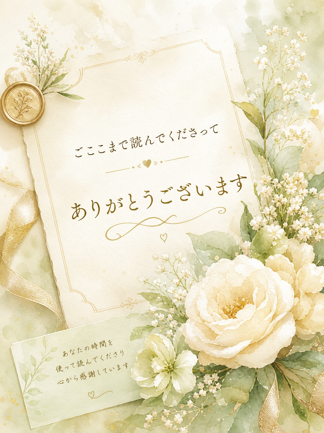 感謝のメッセージ