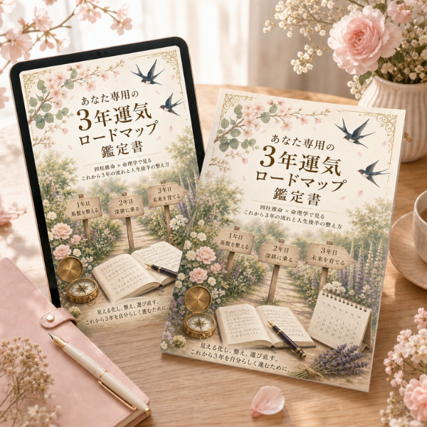 3年運気ロードマップ鑑定書